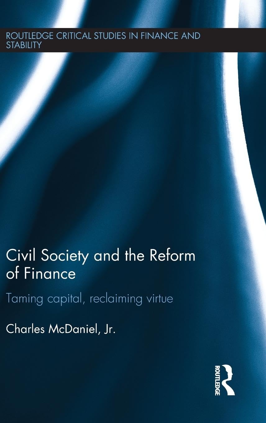 Civil Society and the Reform of Finance Business, Finance & Career