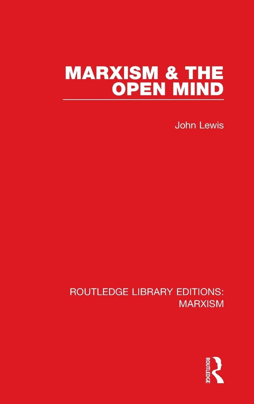 Product Image: Marxism and the Open Mind