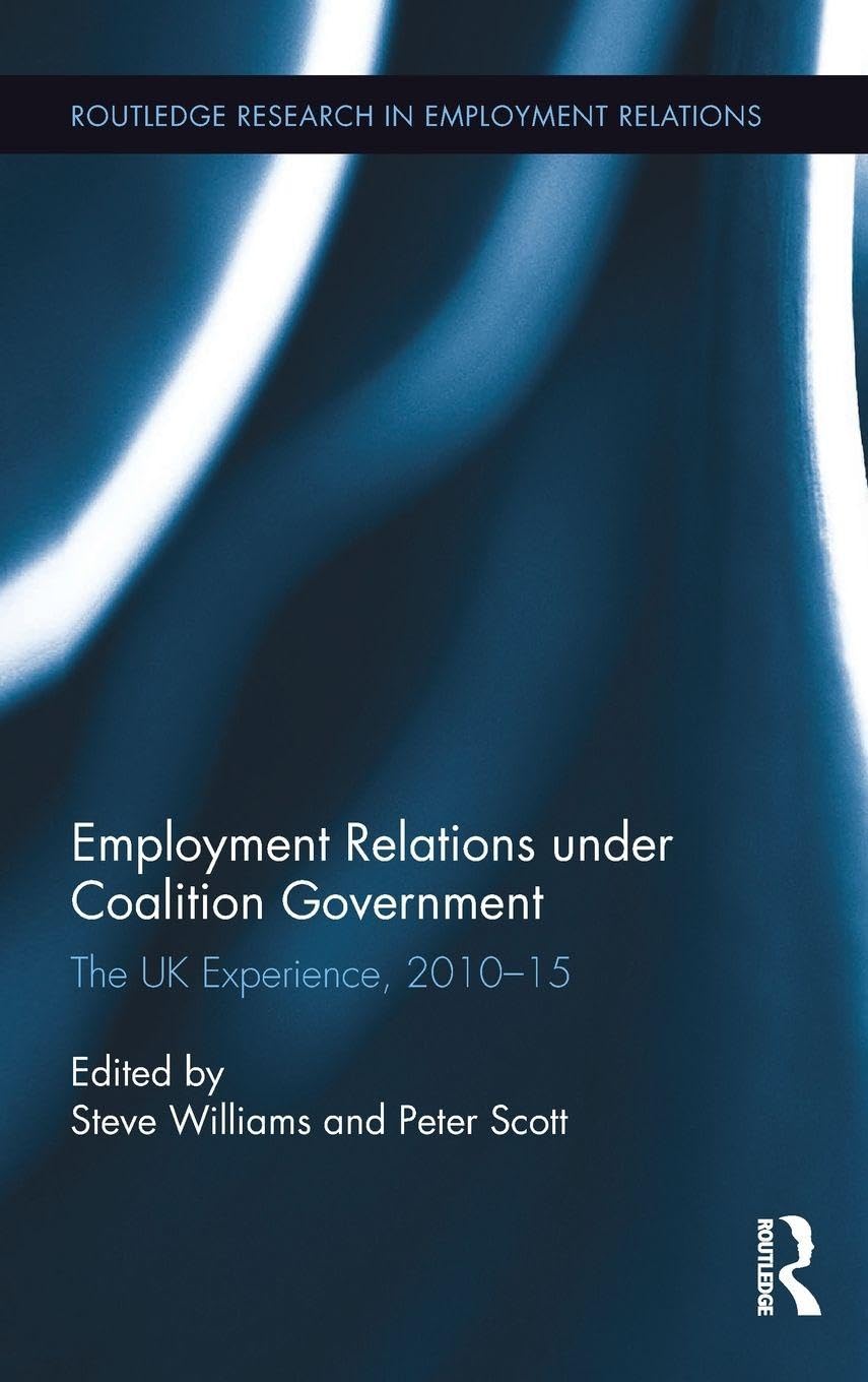 Product Image: Employment Relations under Coalition Government