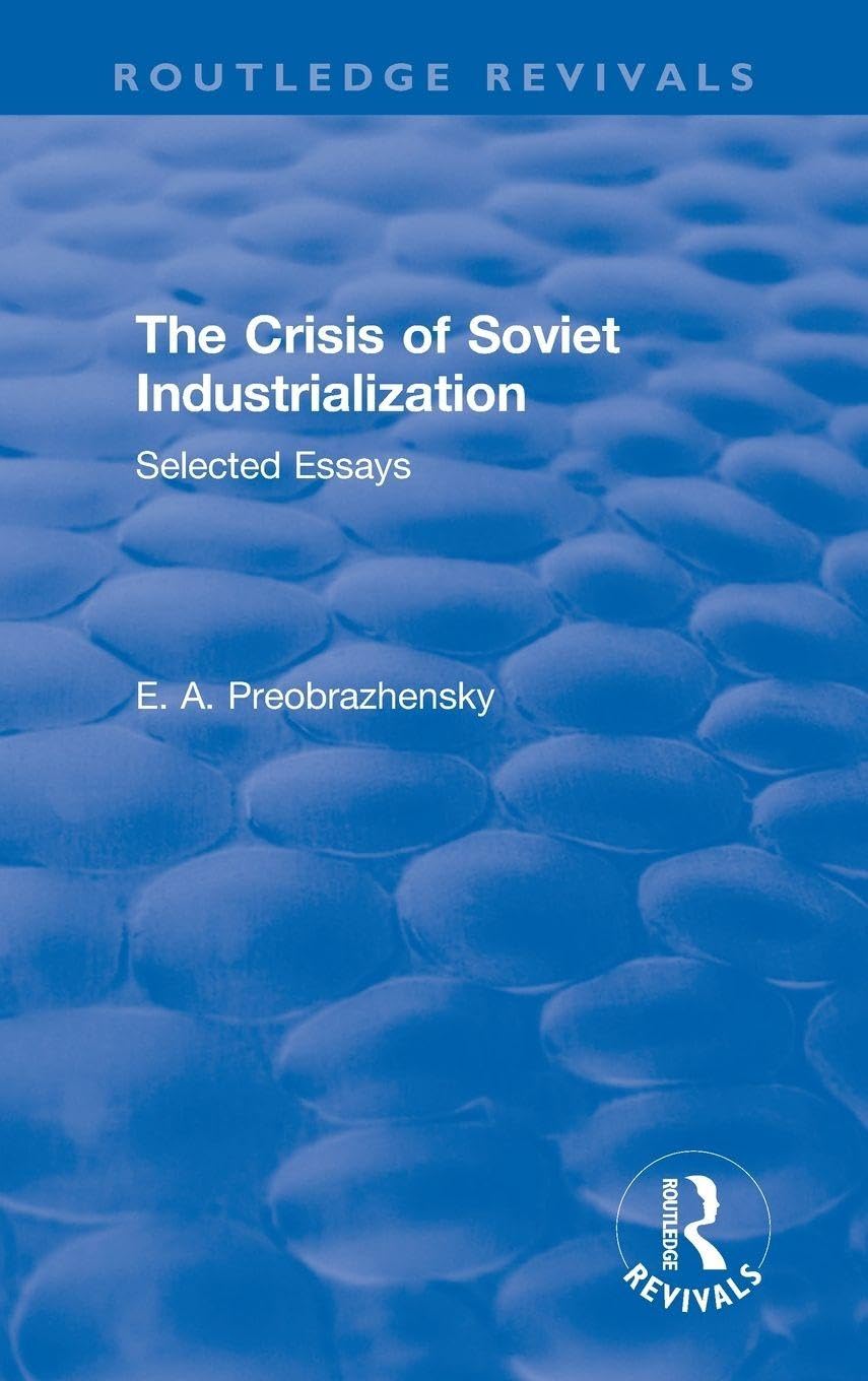 Product Image: The Crisis of Soviet Industrialization