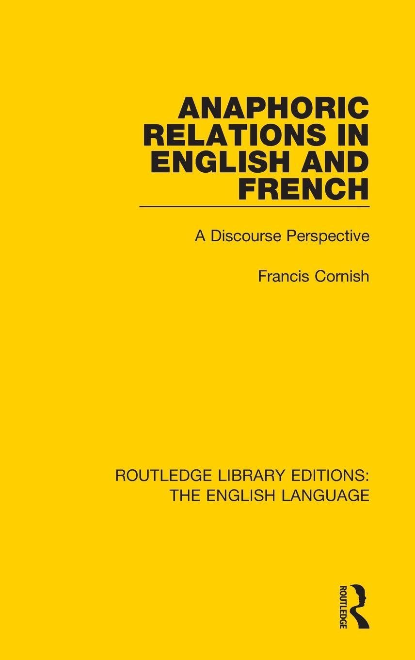 Anaphoric Relations in English and French Social Sciences