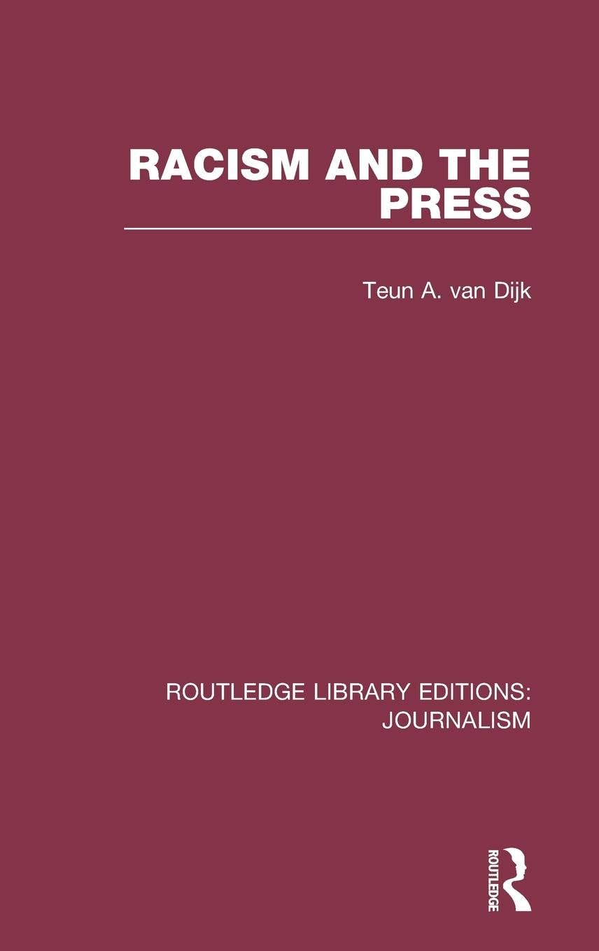 Product Image: Racism and the Press