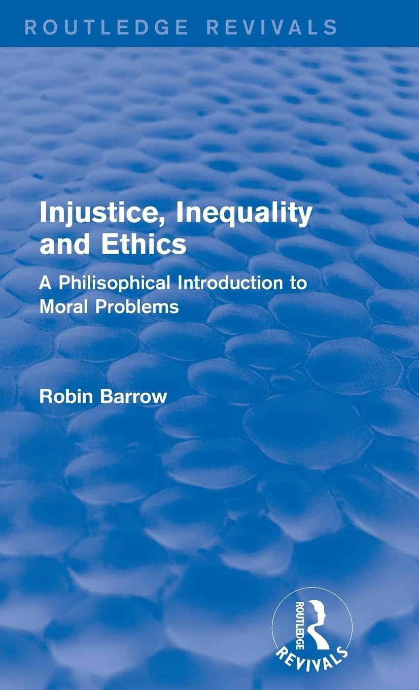 Product Image: Injustice, Inequality and Ethics