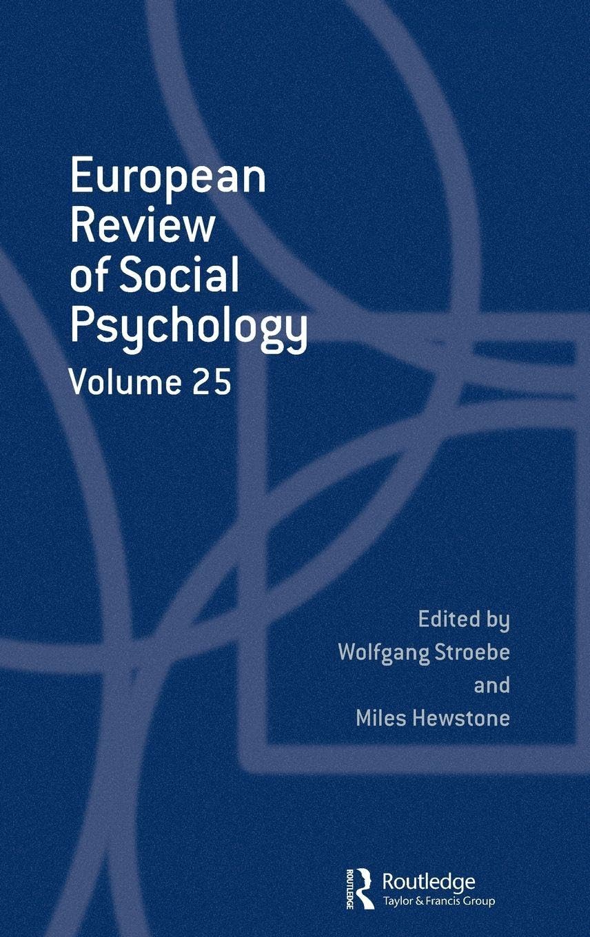 European Review of Social Psychology Social Sciences