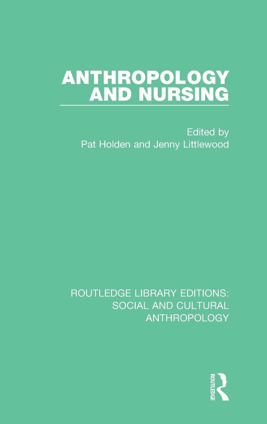 Product Image: Anthropology and Nursing