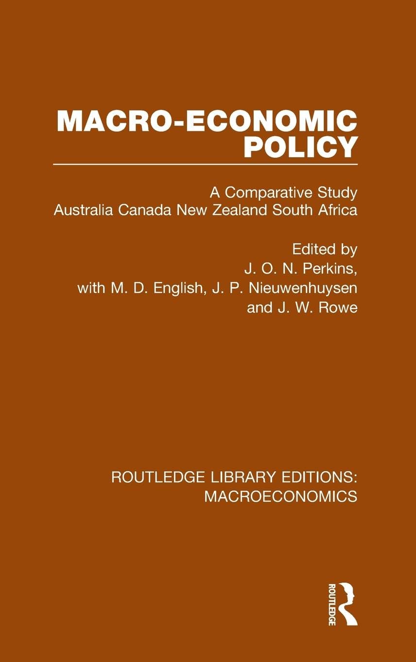 Product Image: Macro-economic Policy