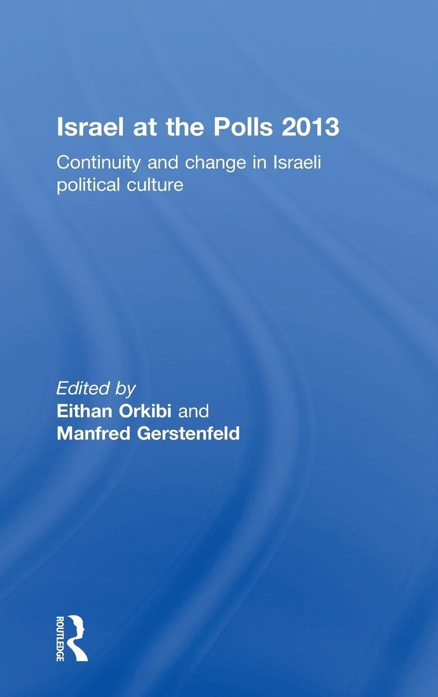 Product Image: Israel at the Polls 2013