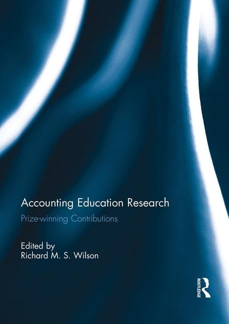 Accounting Education Research: Prize-Winning Contributions Books