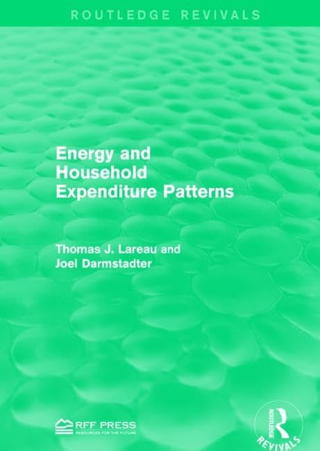 Energy and Household Expenditure Patterns (Routledge Revivals) Business, Finance & Career