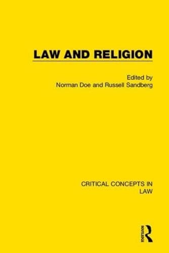 Law and Religion (Critical Concepts in Law) Law