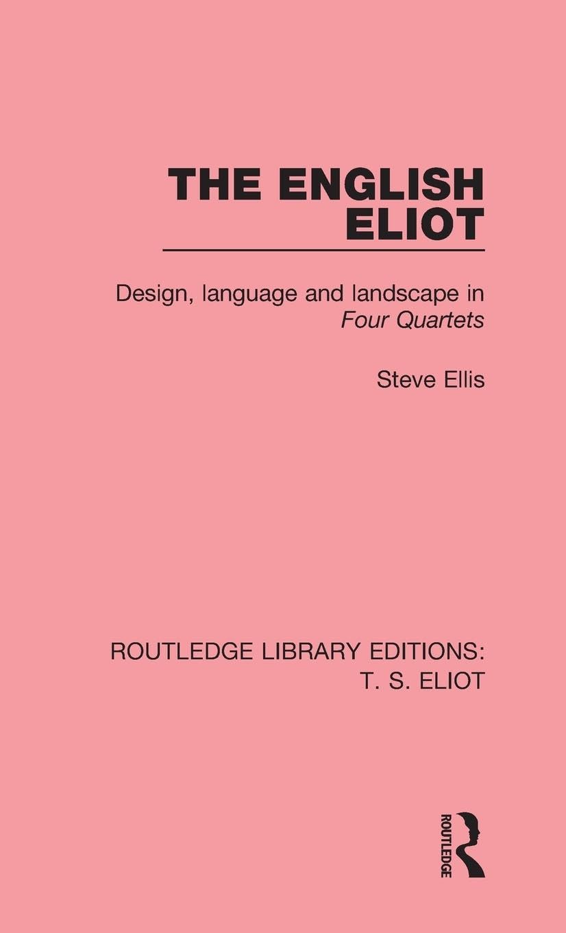 The English Eliot Contemporary literature