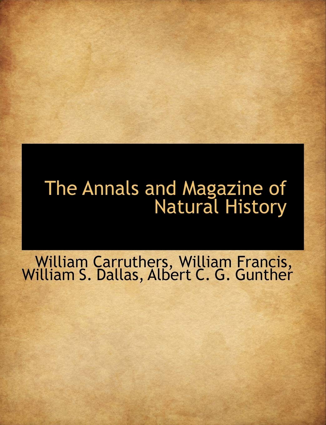 The Annals and Magazine of Natural History Natural Sciences