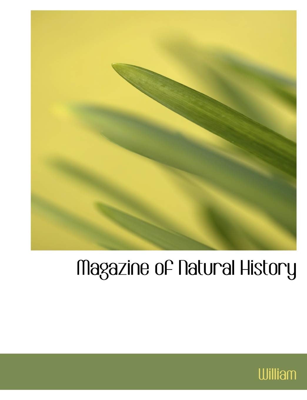 Magazine of Natural History Politics & History