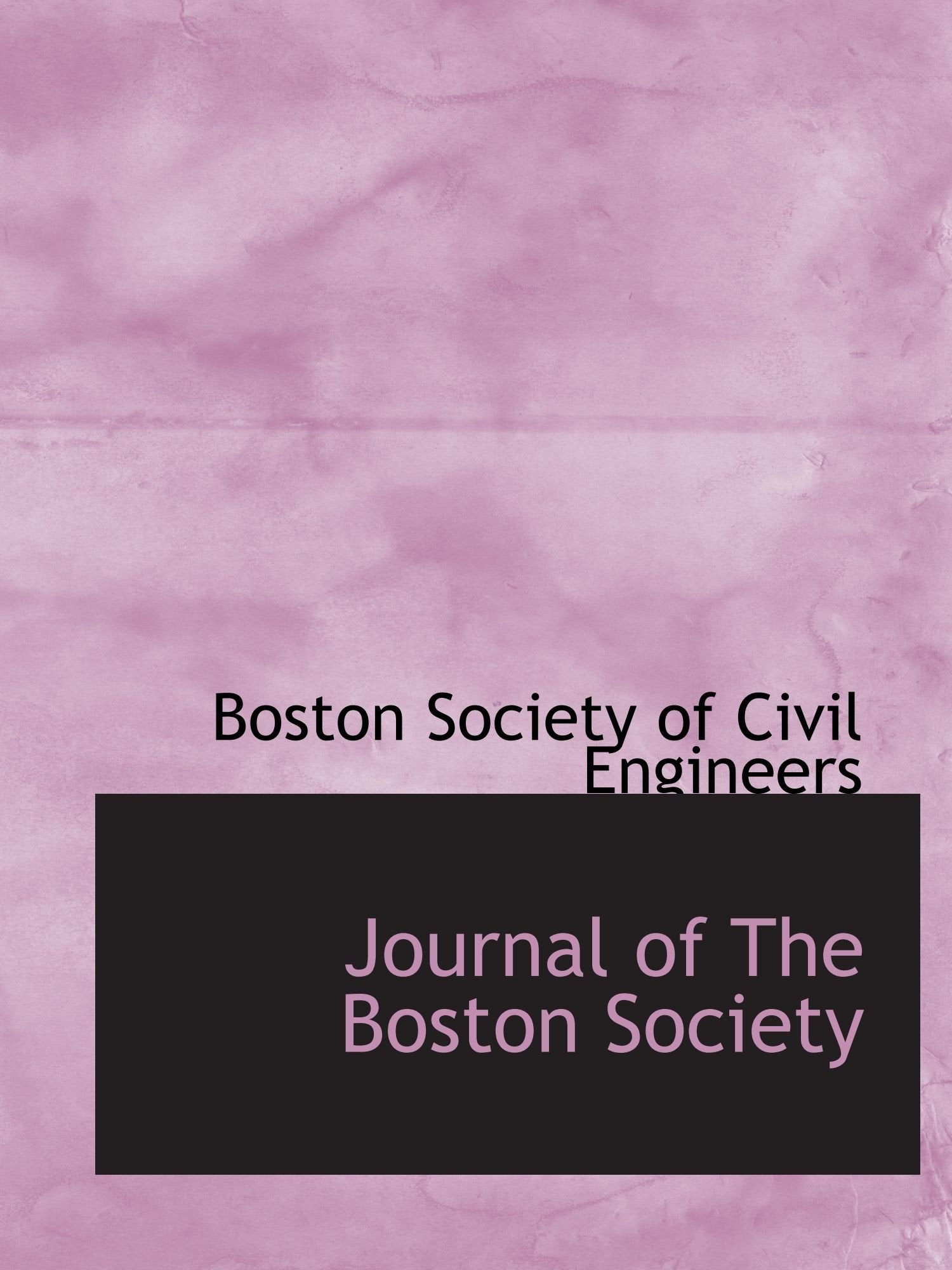Journal of The Boston Society Politics & History