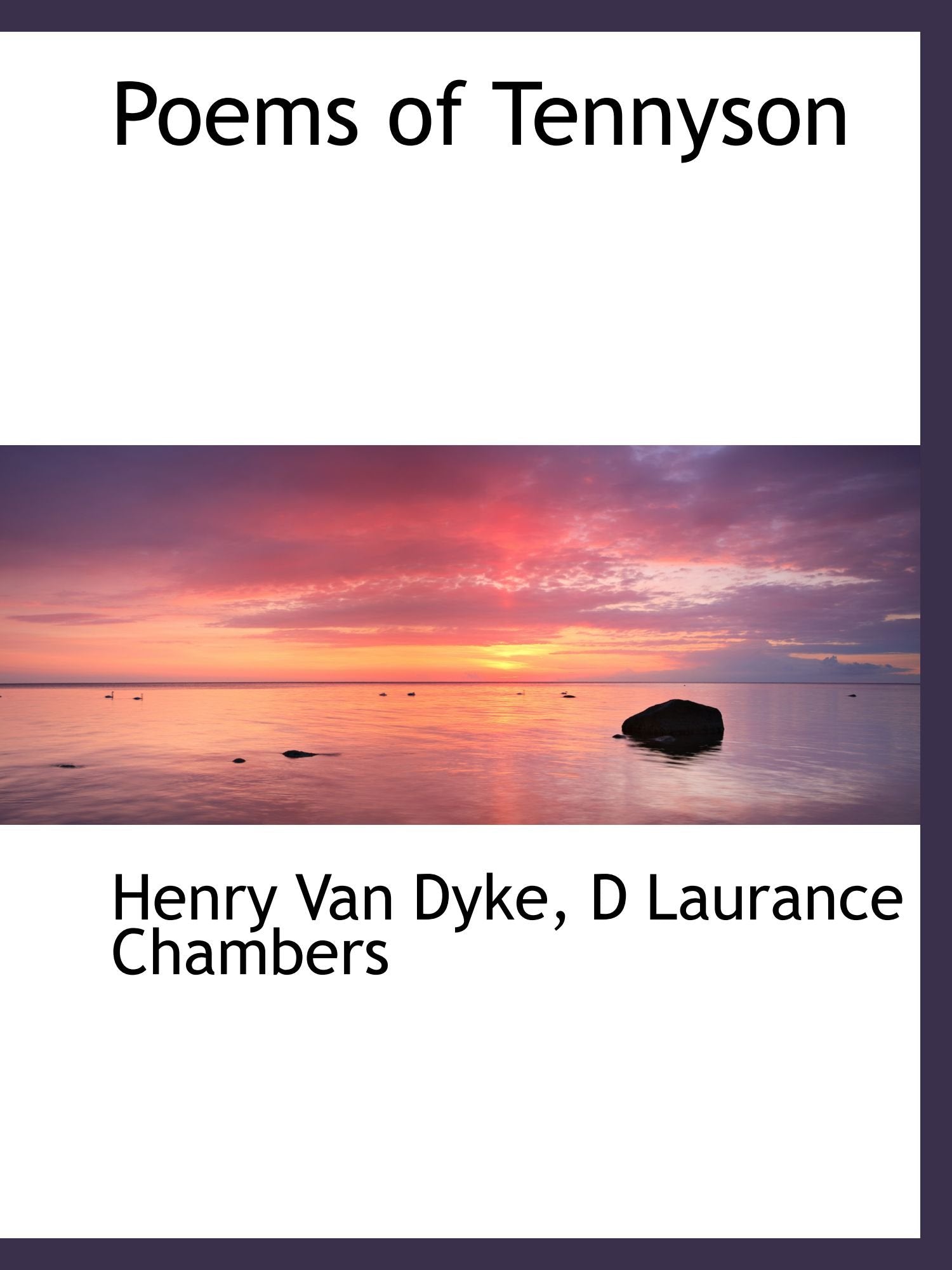 Poems of Tennyson Books