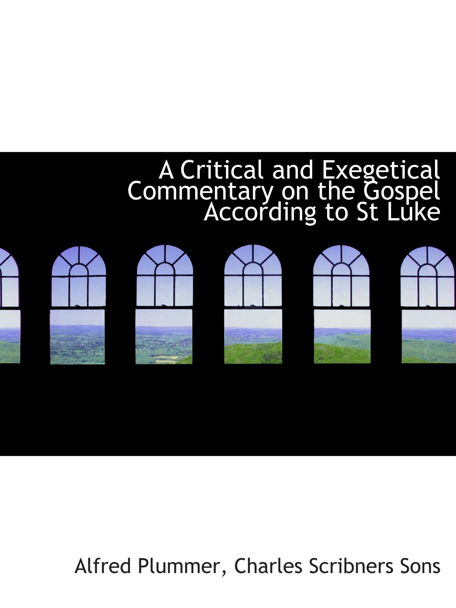 A Critical and Exegetical Commentary on the Gospel According to St Luke Politics & History