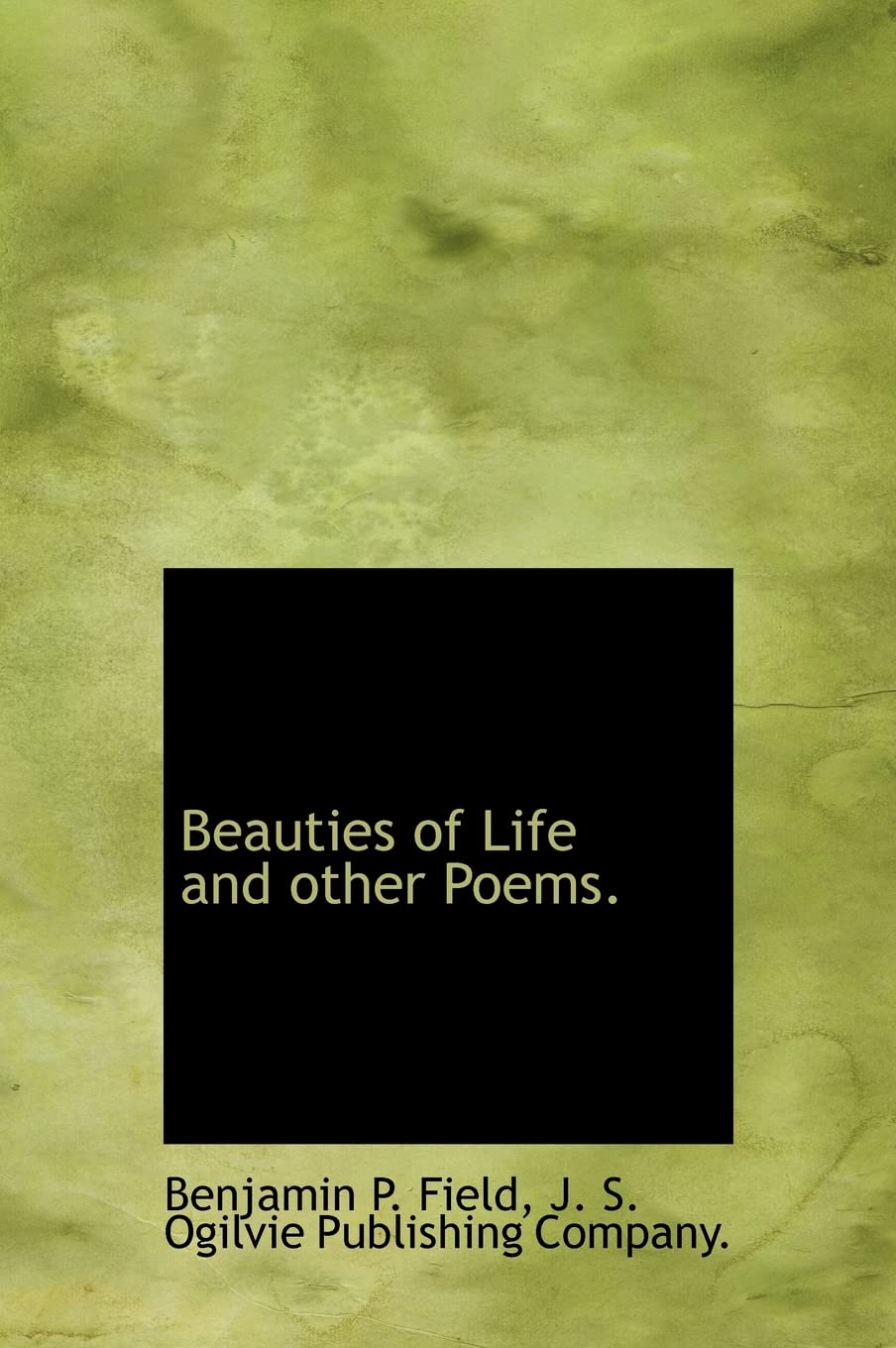 Beauties of Life and Other Poems. Film, Art & Culture
