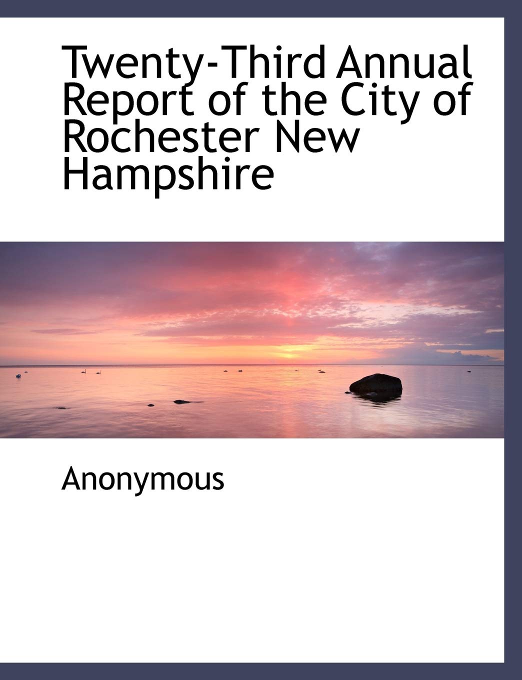 Twenty-Third Annual Report of the City of Rochester New Hampshire Politics & History
