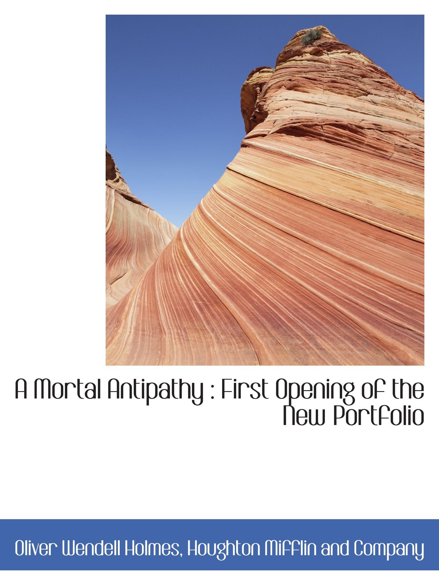 A Mortal Antipathy : First Opening of the New Portfolio Politics & History