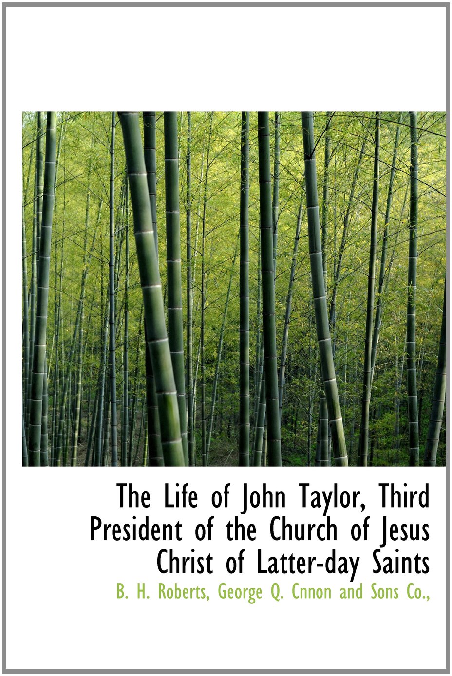 The Life of John Taylor, Third President of the Church of Jesus Christ of Latter-Day Saints Contemporary literature Books