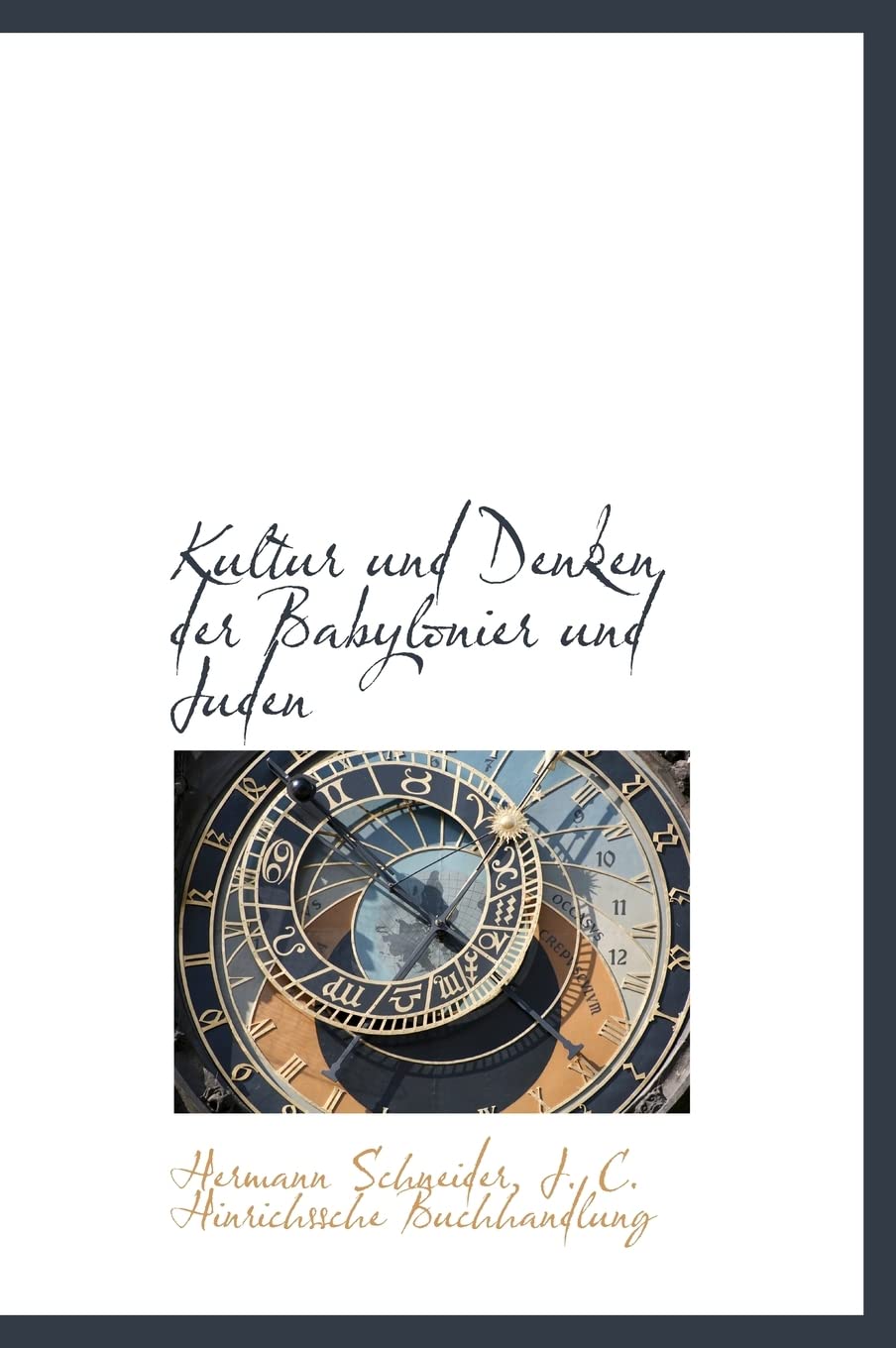Kultur Und Denken Der Babylonier Und Juden Politics & History