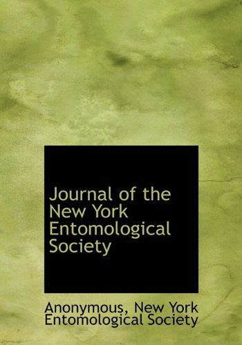 Journal of the New York Entomological Society Natural Sciences