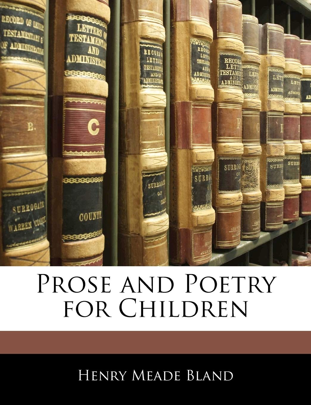 Prose and Poetry for Children General education