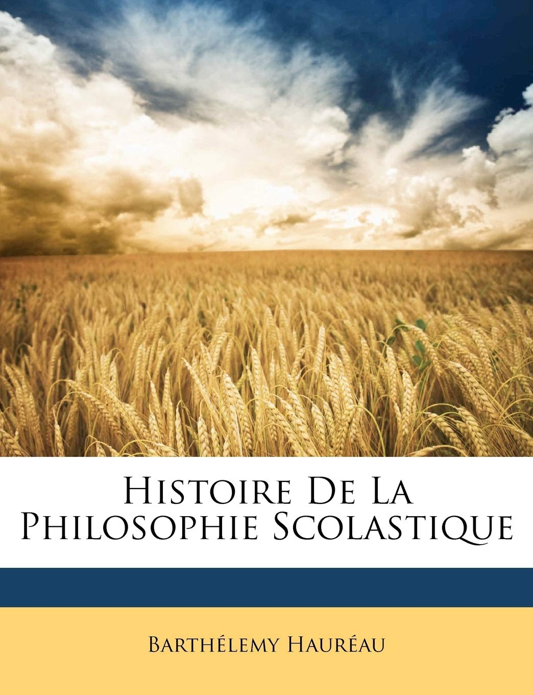 Histoire de la Philosophie Scolastique Philosophy