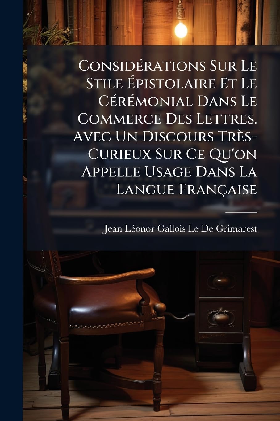 Considérations Sur Le Stile Épistolaire Et Le Cérémonial Dans Le Commerce Des Lettres. Avec Un Discours Très-Curieux Sur Ce Qu'on Appelle Usage Dans La Langue Française book