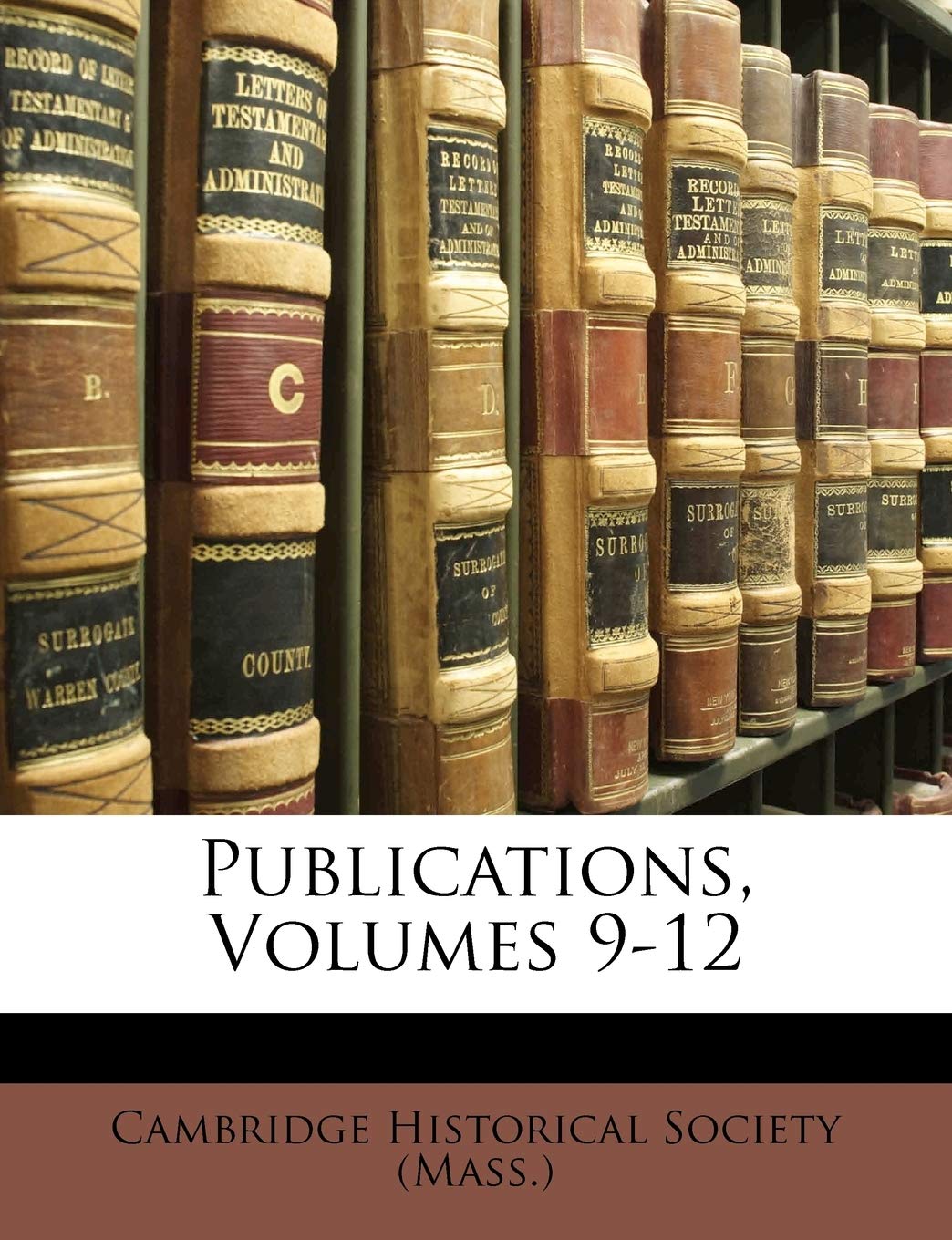 Publications, Volumes 9-12 Contemporary literature
