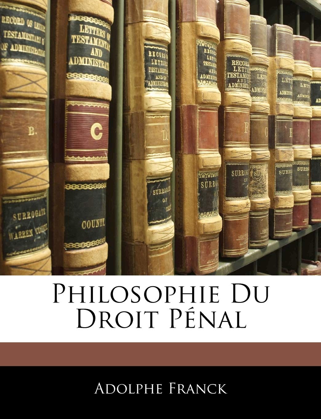 Philosophie Du Droit Pénal book