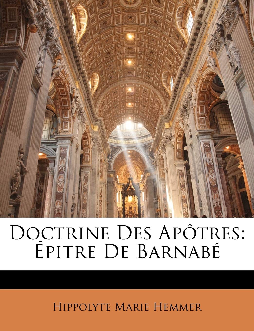 Doctrine Des Apôtres: Épitre de Barnabé book