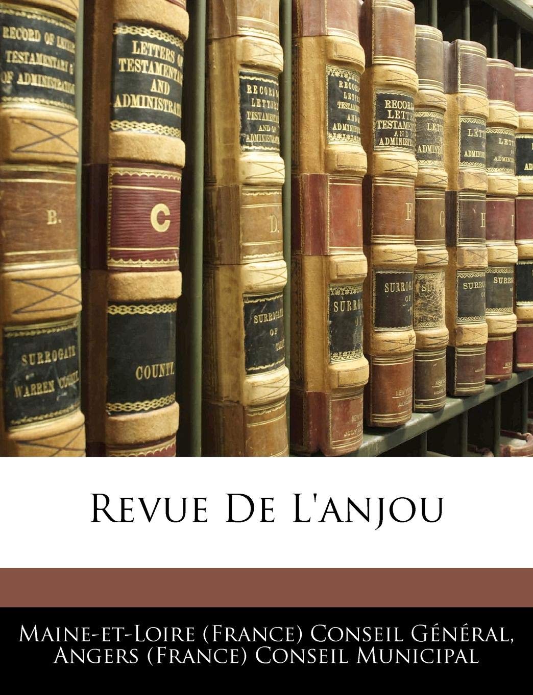 Revue de l'Anjou book