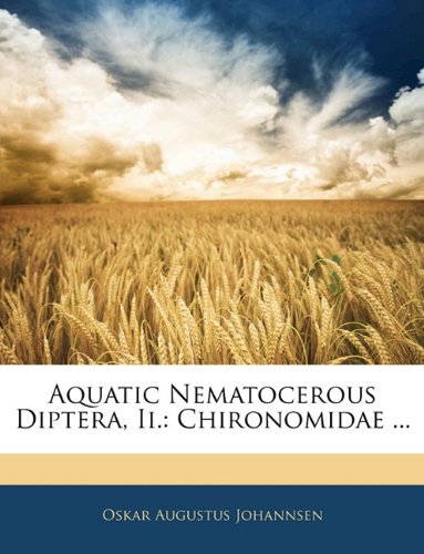 Aquatic Nematocerous Diptera, Ii.: Chironomidae ... Contemporary literature