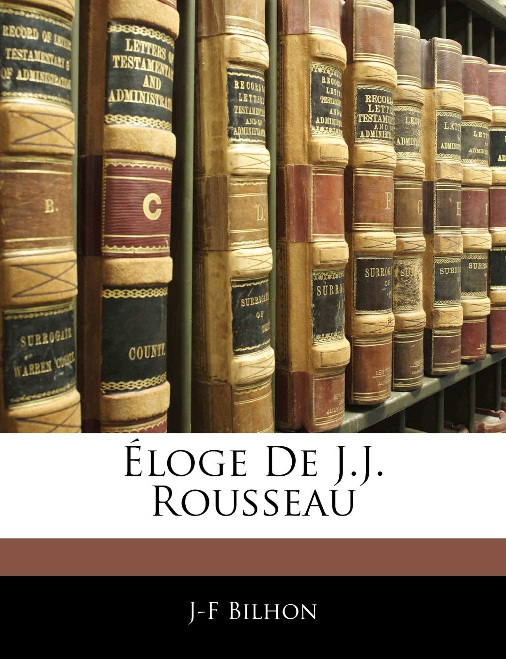Éloge De J.J. Rousseau book