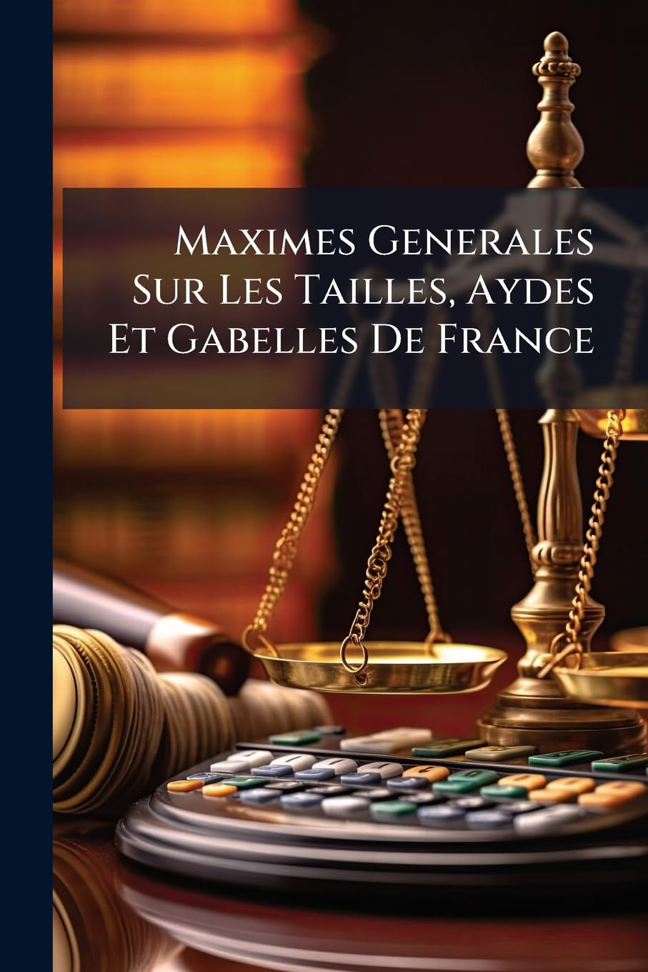 Maximes Generales Sur Les Tailles, Aydes Et Gabelles de France: Tirées Des Ordonnances, Edits, Declarations, Arrests & Reglemens book