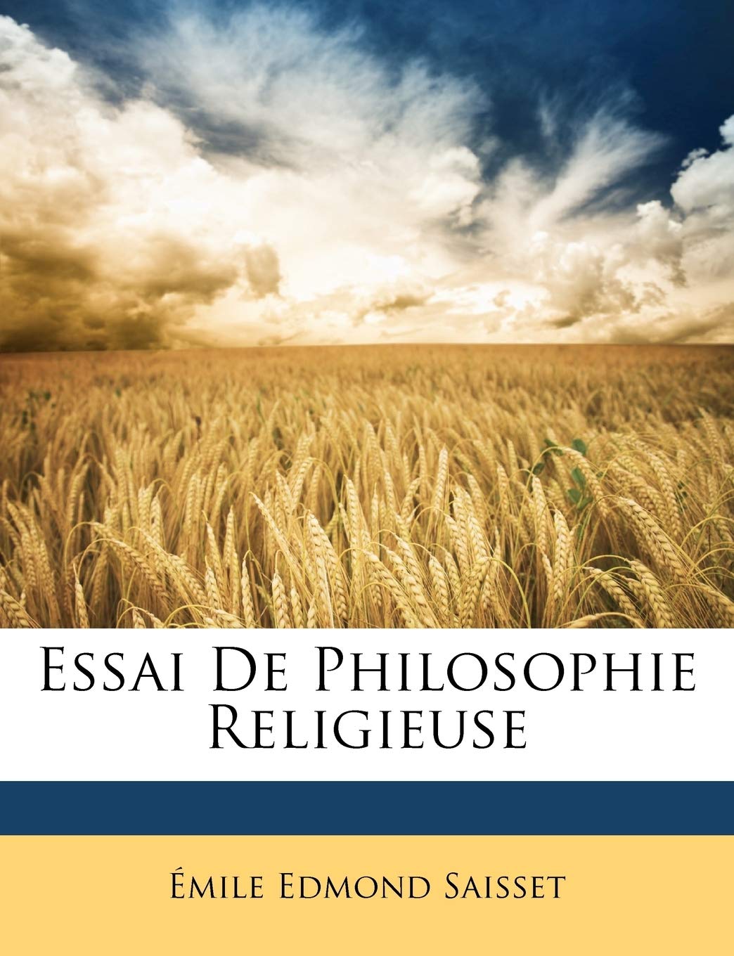 Essai De Philosophie Religieuse book