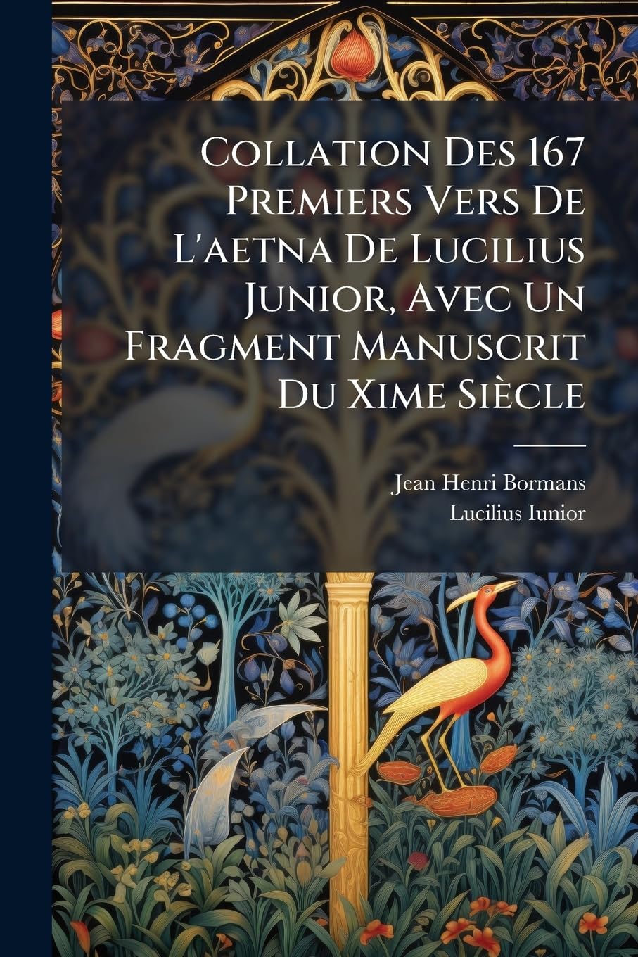 Collation Des 167 Premiers Vers De L'aetna De Lucilius Junior, Avec Un Fragment Manuscrit Du Xime Siècle book