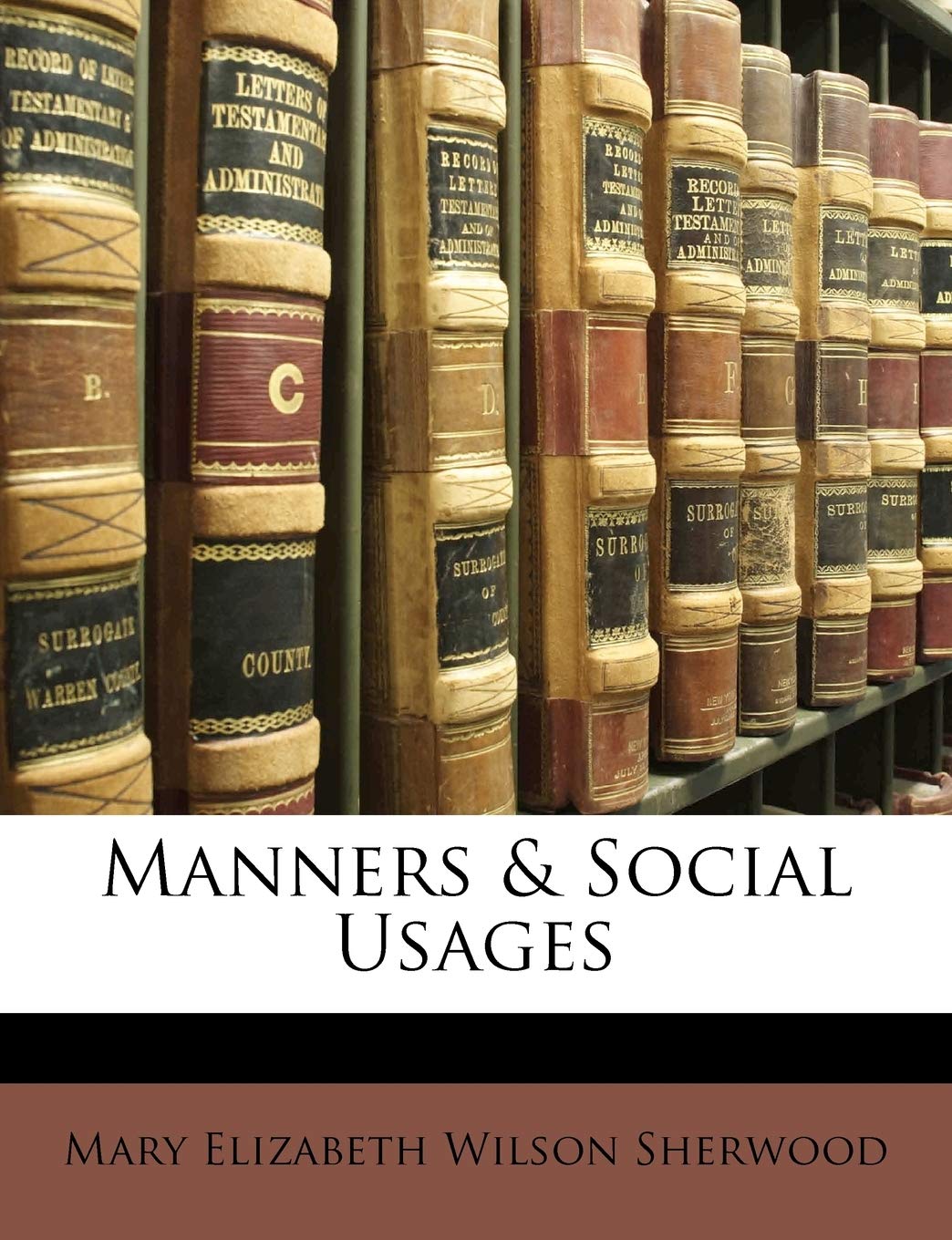 Manners & Social Usages Reference Books