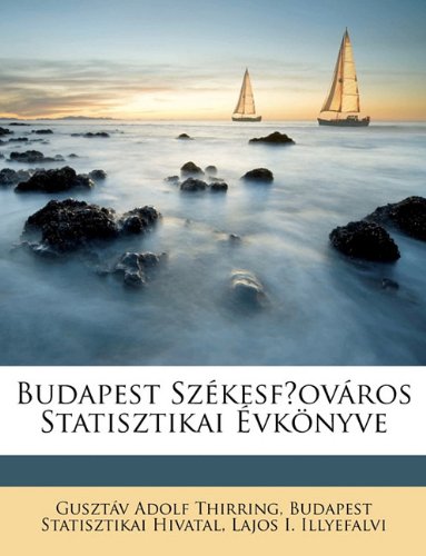 Budapest Szkesfovros Statisztikai Vknyve Books