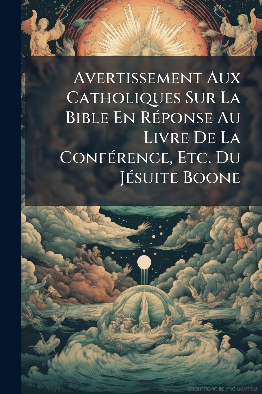 Avertissement Aux Catholiques Sur La Bible En Réponse Au Livre De La Conférence, Etc. Du Jésuite Boone book