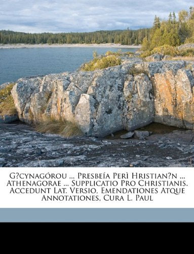 Gcynagrou ... Presbea Per-- Hristiann ... Athenagorae ... Su Books