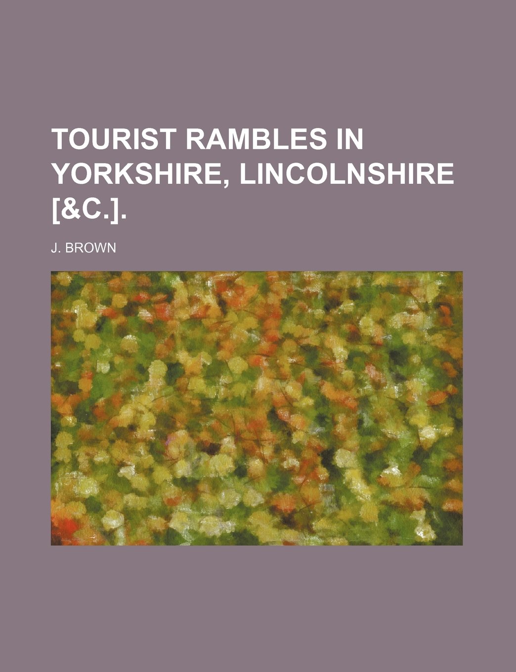Tourist Rambles in Yorkshire, Lincolnshire £ Books