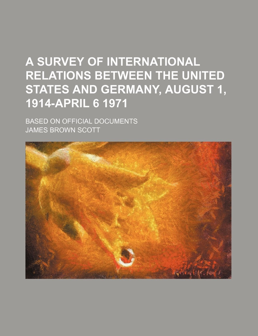 A Survey of International Relations Between the United States and Germany, August 1, 1914-April 6 1971; Based on Official Documents Books