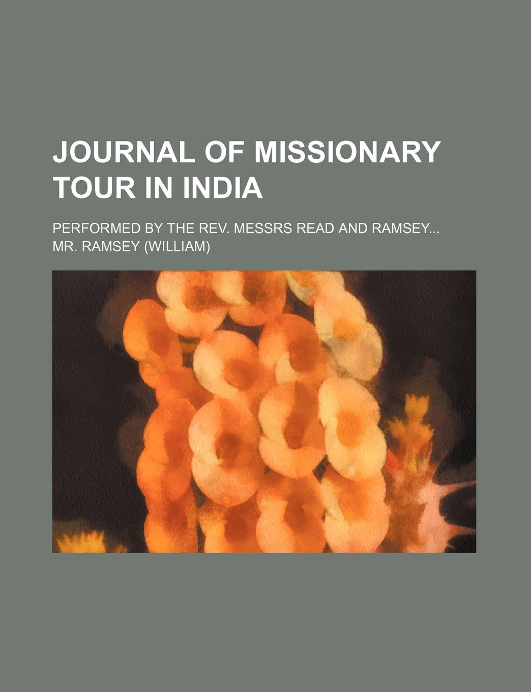 Journal of Missionary Tour in India; Performed by the REV. Messrs Read and Ramsey Books