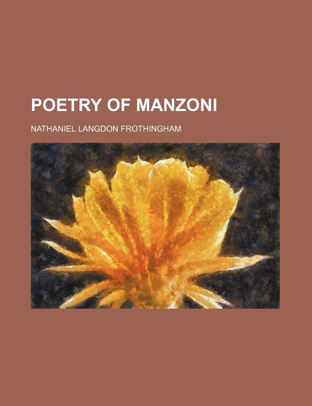 Poetry of Manzoni Books