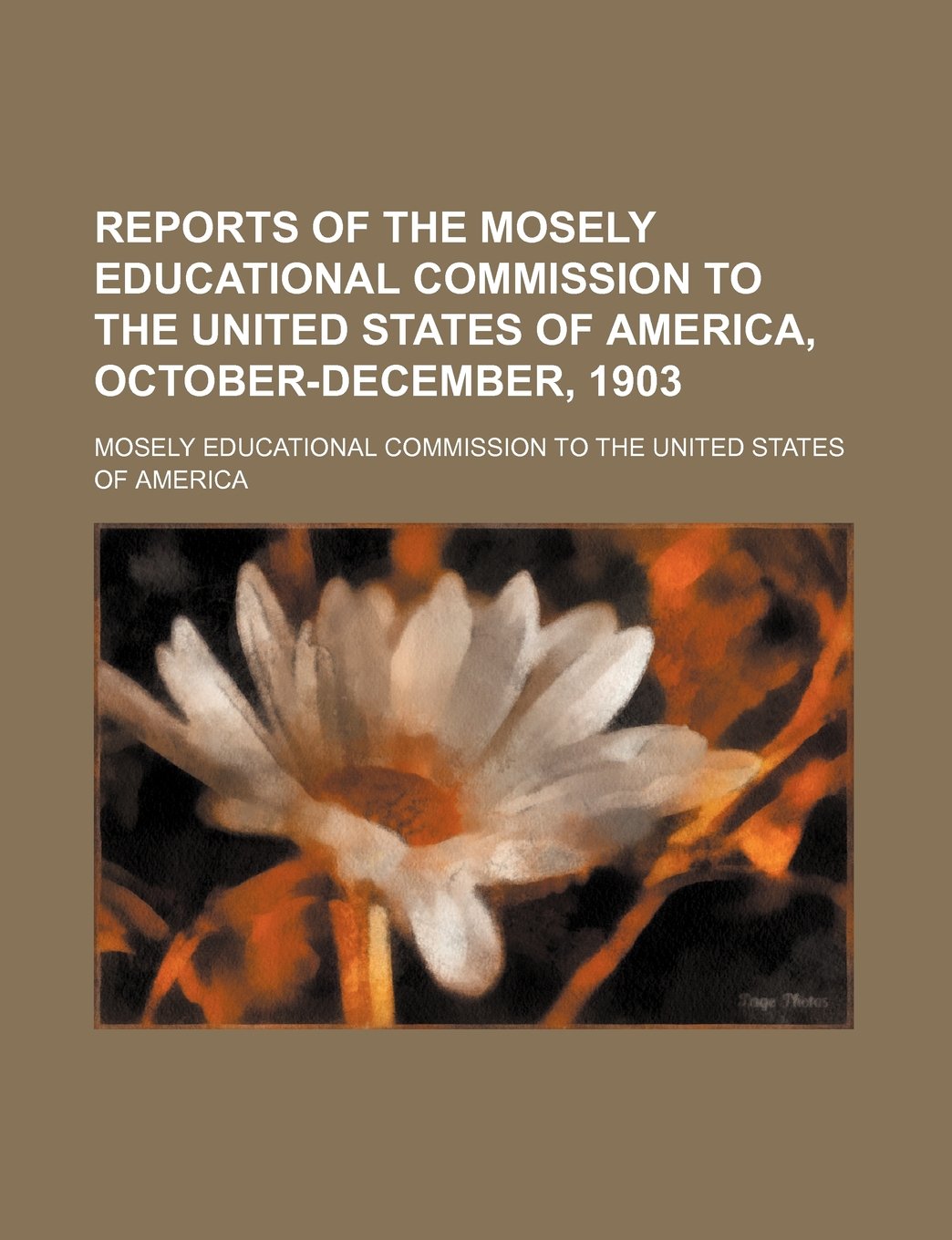 Reports of the Mosely Educational Commission to the United States of America, October-December, 1903 Books