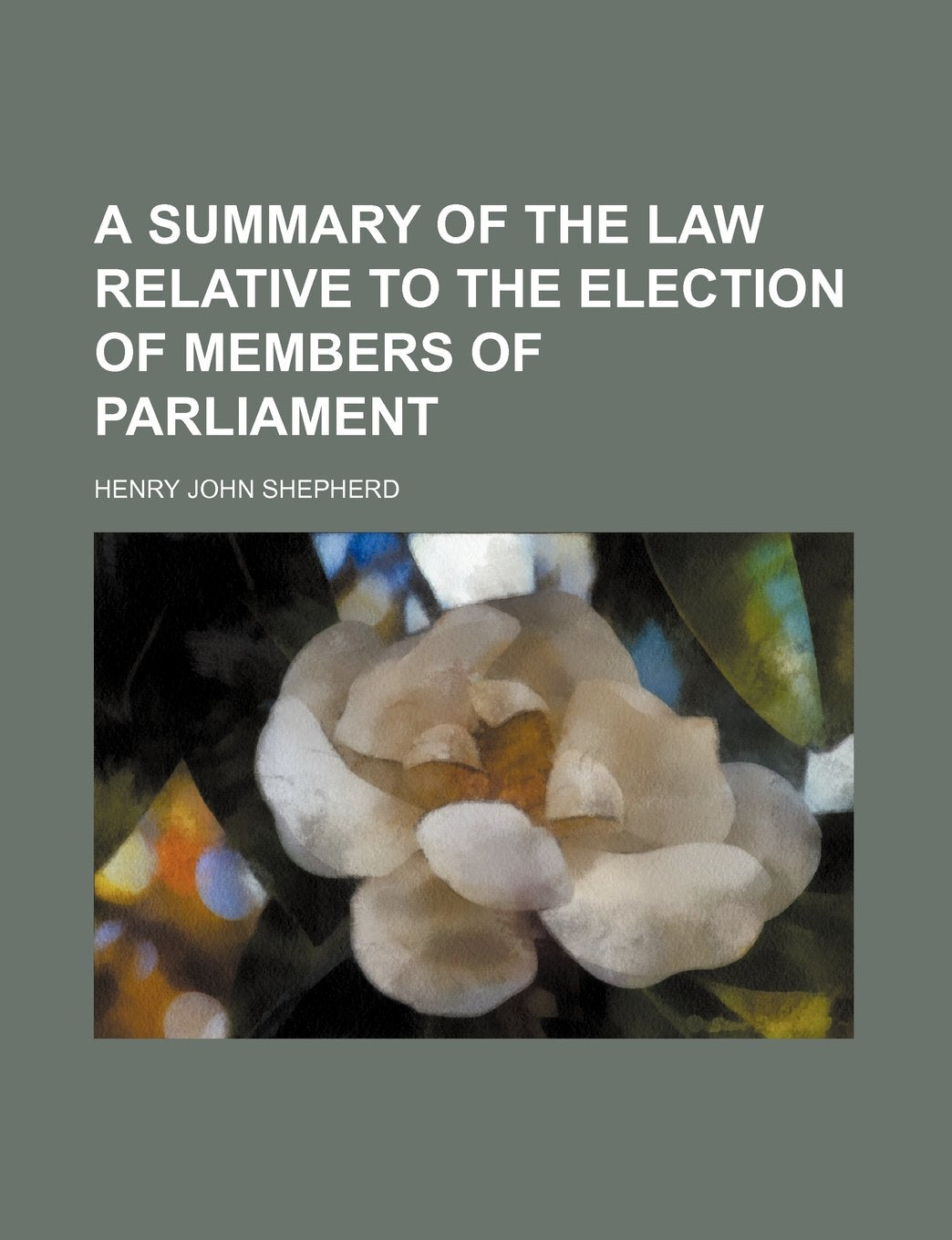 A Summary of the Law Relative to the Election of Members of Parliament Books