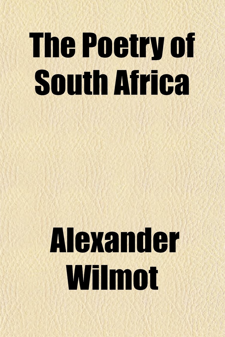 The Poetry of South Africa Books