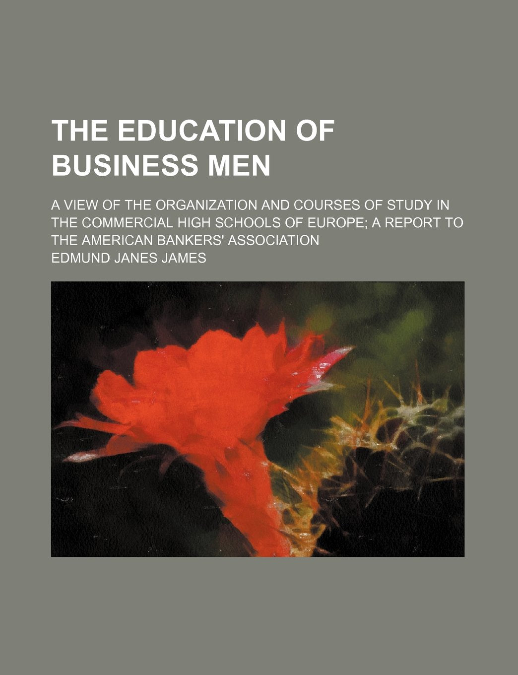 The Education of Business Men; A View of the Organization and Courses of Study in the Commercial High Schools of Europe a Report to the American Bankers' Association Books